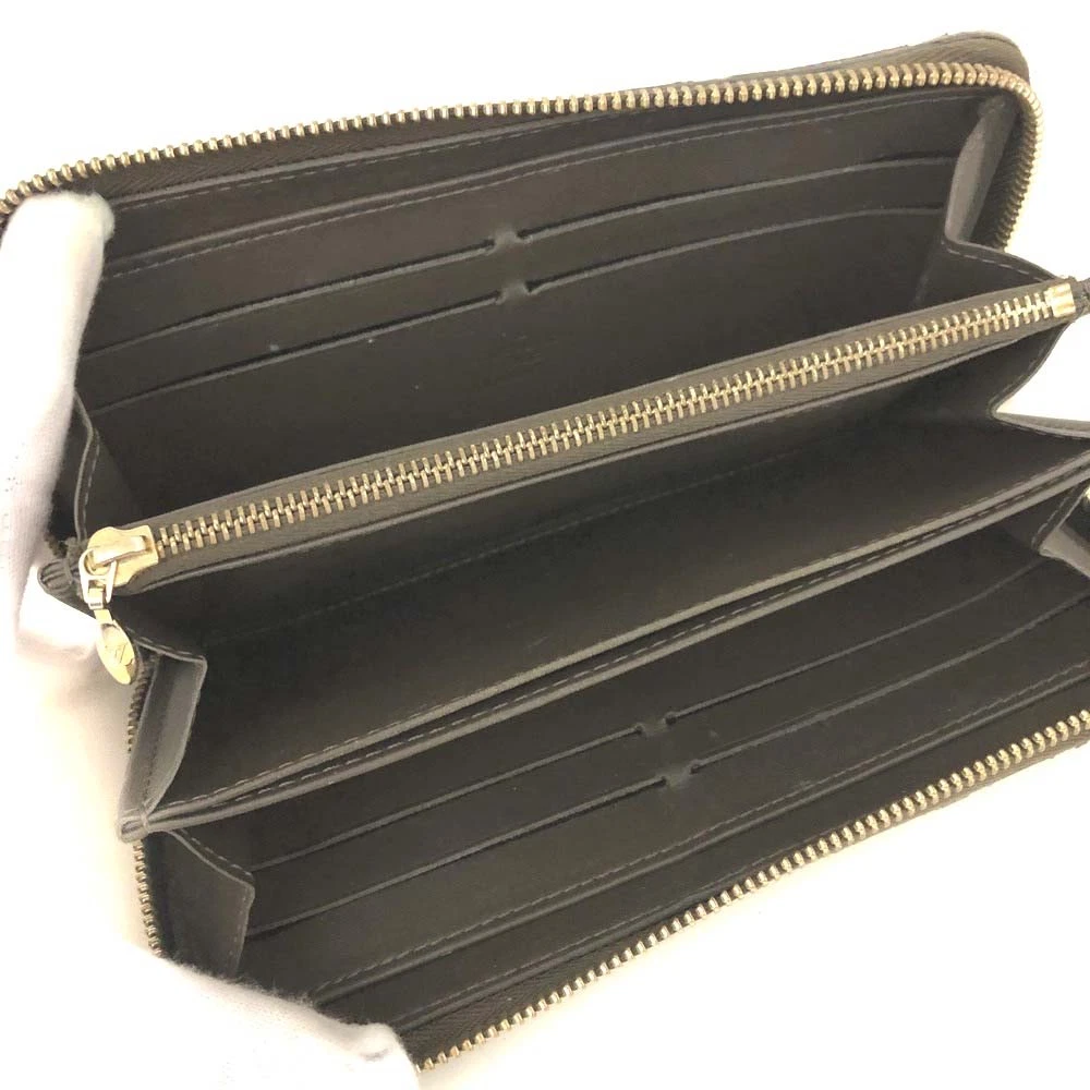 $1050 2009 Louis Vuitton Monogram Vernis Zippy Zip Around Long Wallet CA2059
