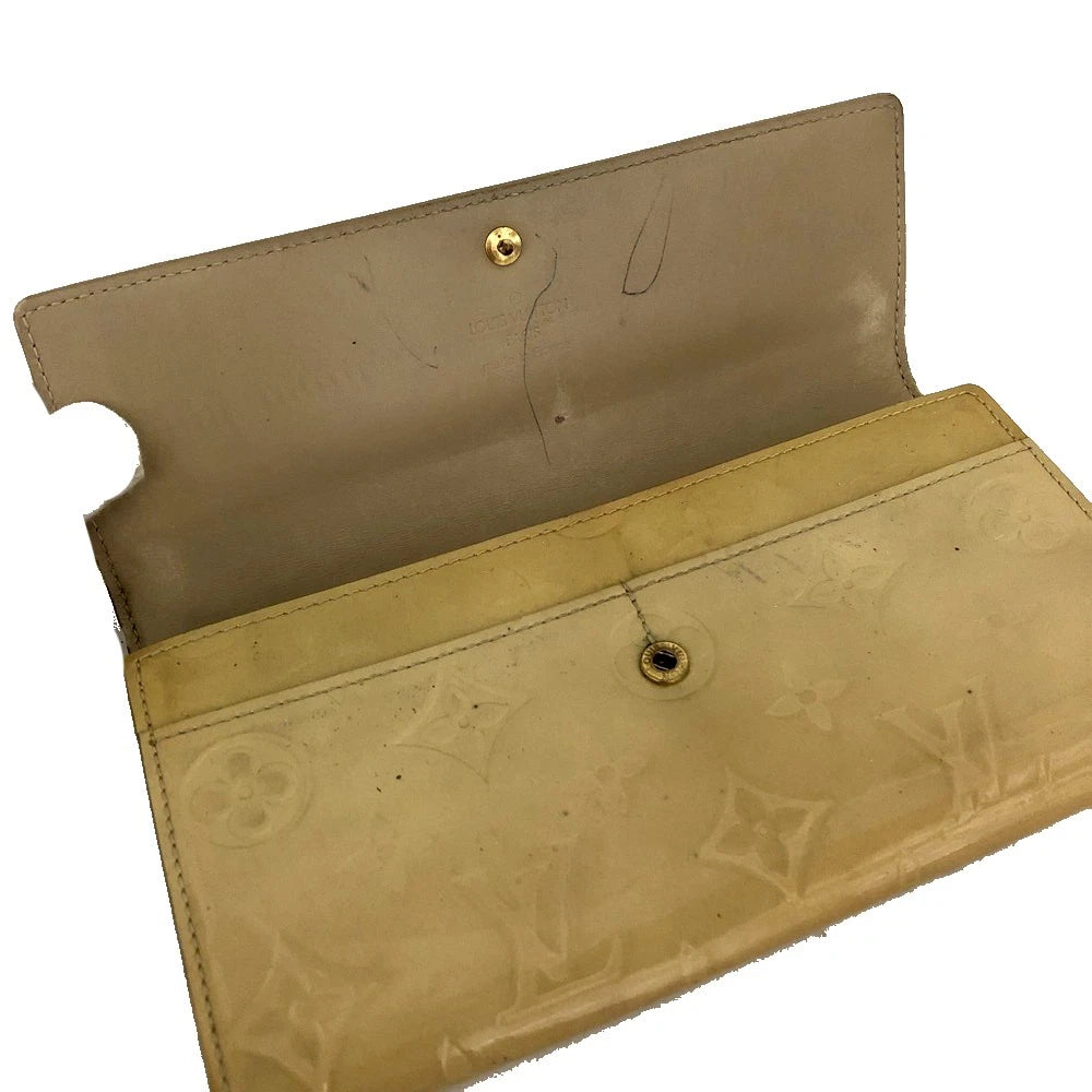 Louis Vuitton Monogram Vernis Porte Feuille Sarah Long Bifold Wallet TH0032