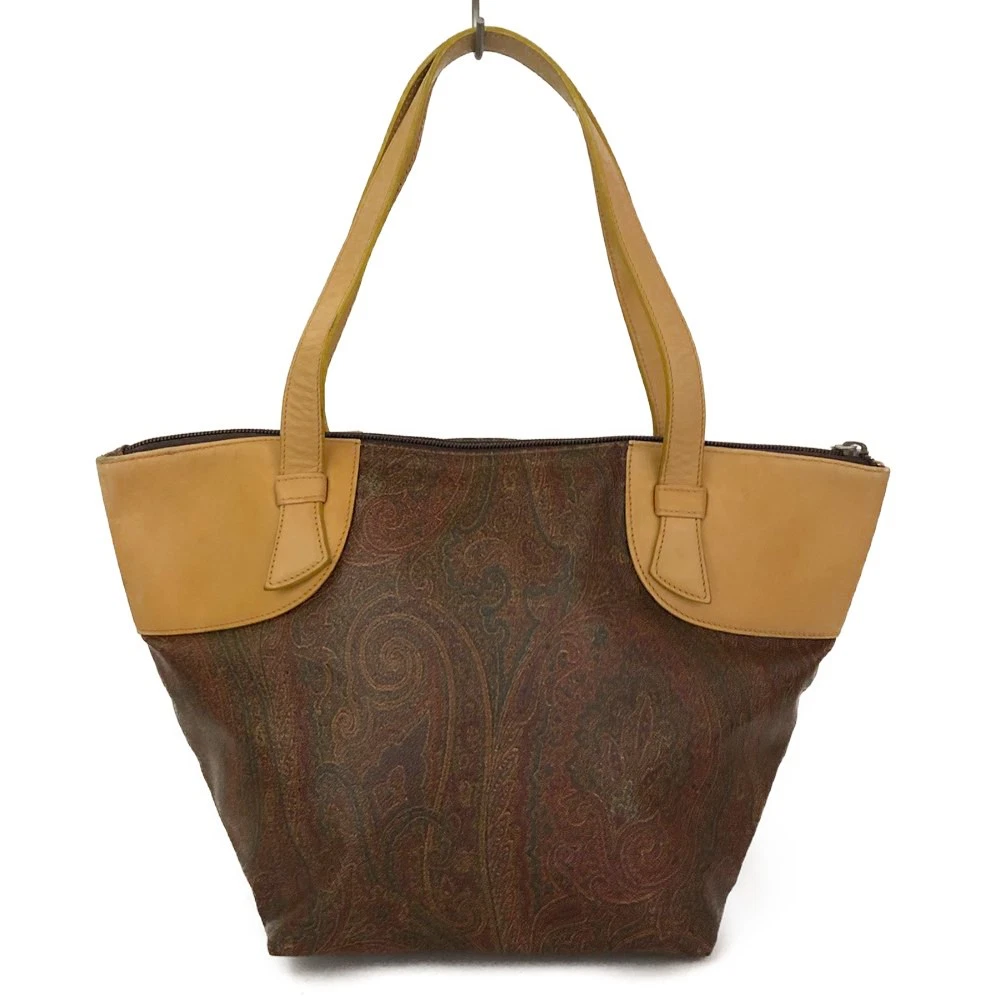 ETRO Paisley PVC Leather Tote Hand Bag MultiColor/6CH0863