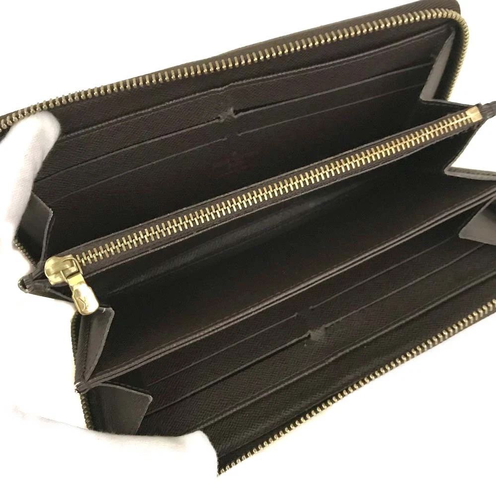 $915 2014 Louis Vuitton Damier Ebene Zippy Wallet CA3174