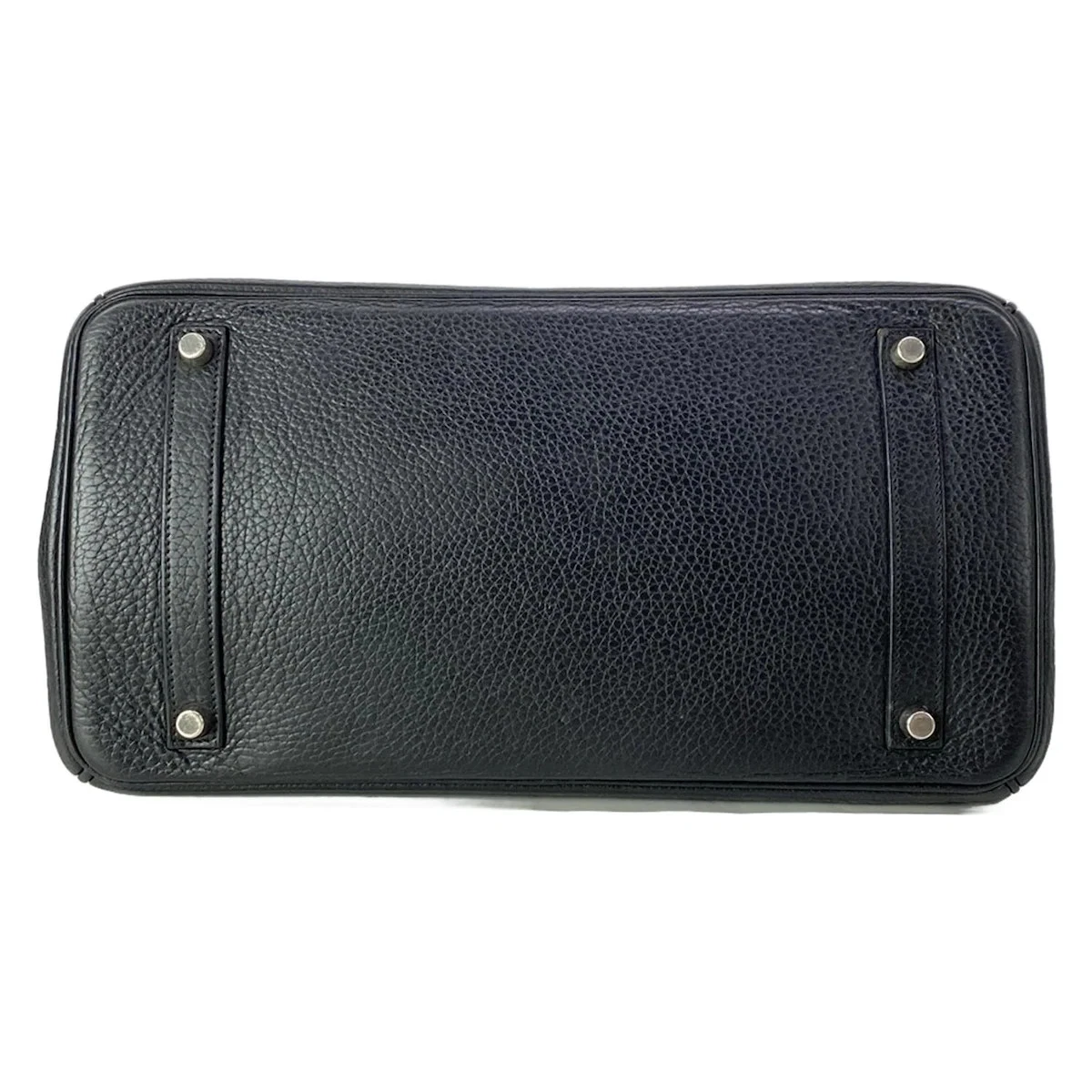 HERMES Birkin 35 Black Togo Square J Handbag