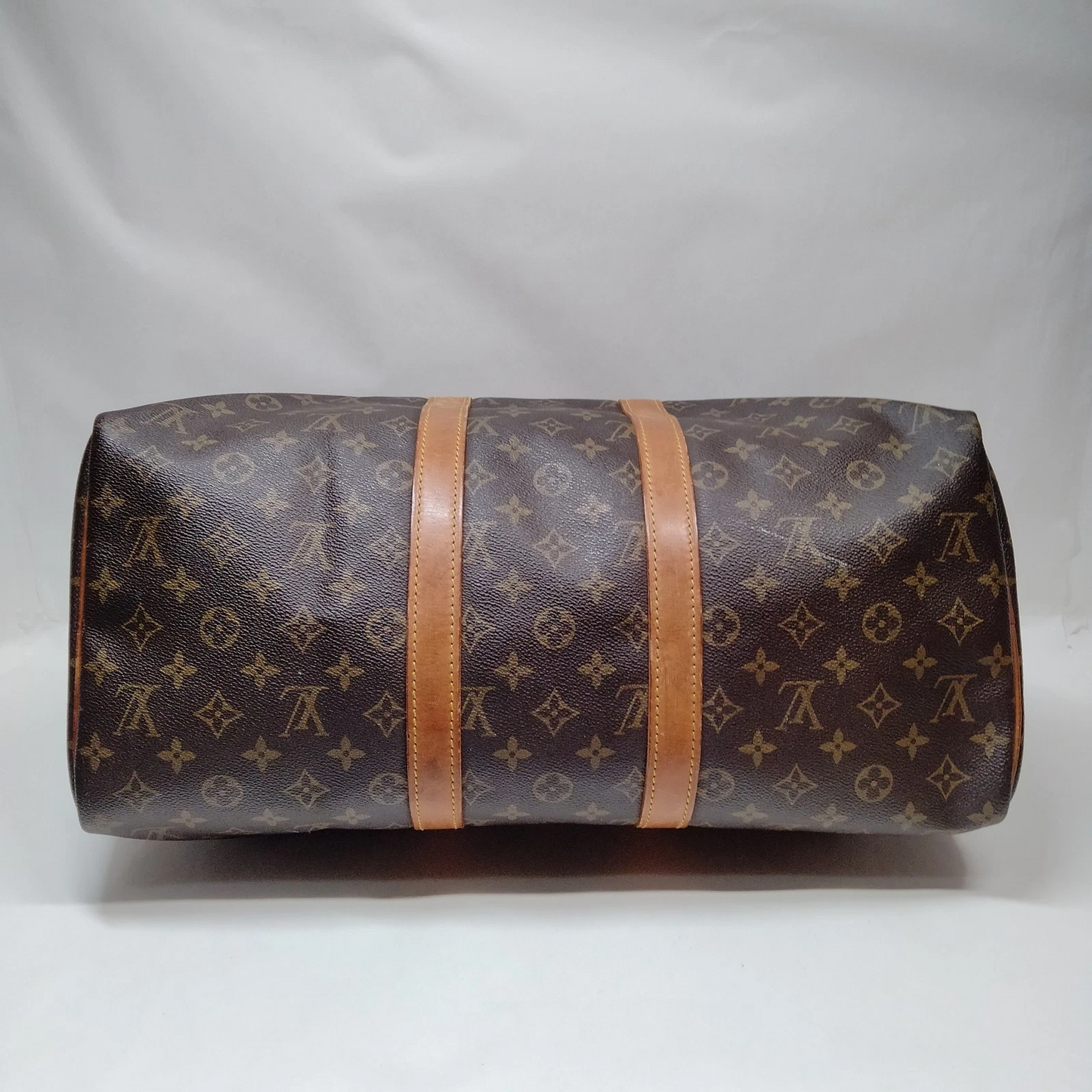 $1420 1986 Louis Vuitton Monogram Duffle Boston Bag Keepall 45 VI862