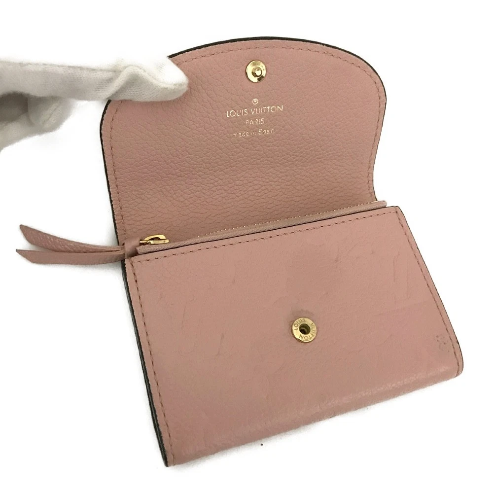 Louis Vuitton Monogram Empreinte Porte Monnaie Rosalie Bifold Wallet