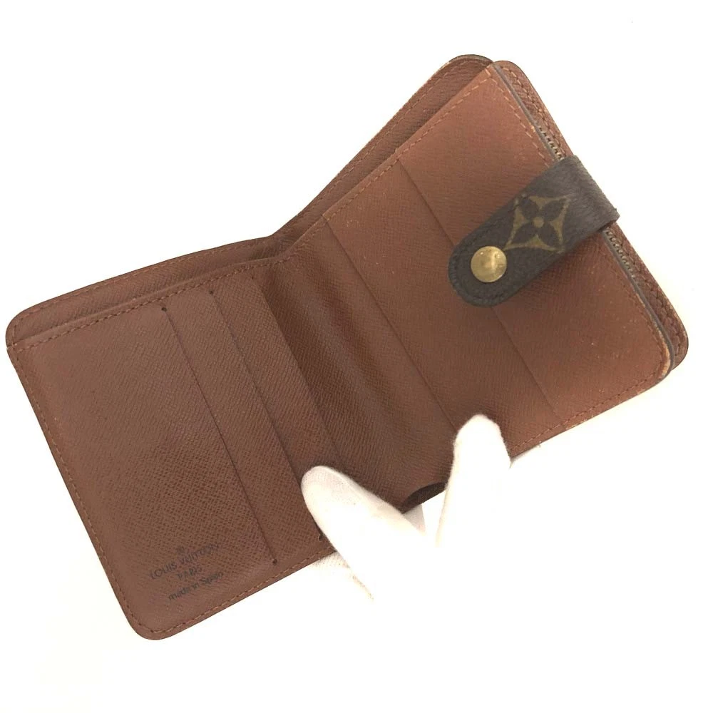 Louis Vuitton Monogram Compact Zip Bifold Wallet Brown/3CH1108