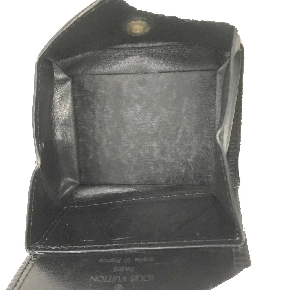 $345 1995 Louis Vuitton Epi Porte Mannaie Boite Leather Coin Purse Wallet MI0945