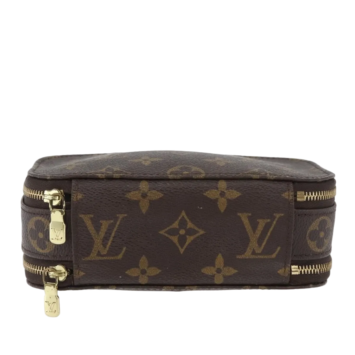 $750 2002 LOUIS VUITTON Monogram Trousse Blush PM VI0092
