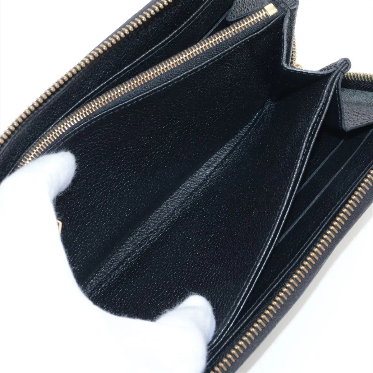 Louis Vuitton Empreinte Zippy Wallet M61864 Noir Zip Round Wallet
