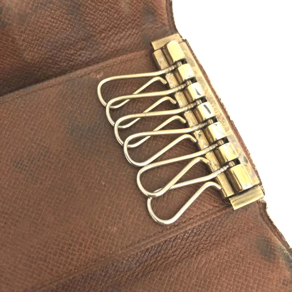 Louis Vuitton Monogram Multicles 6 Ring Key Case Brown ET0941