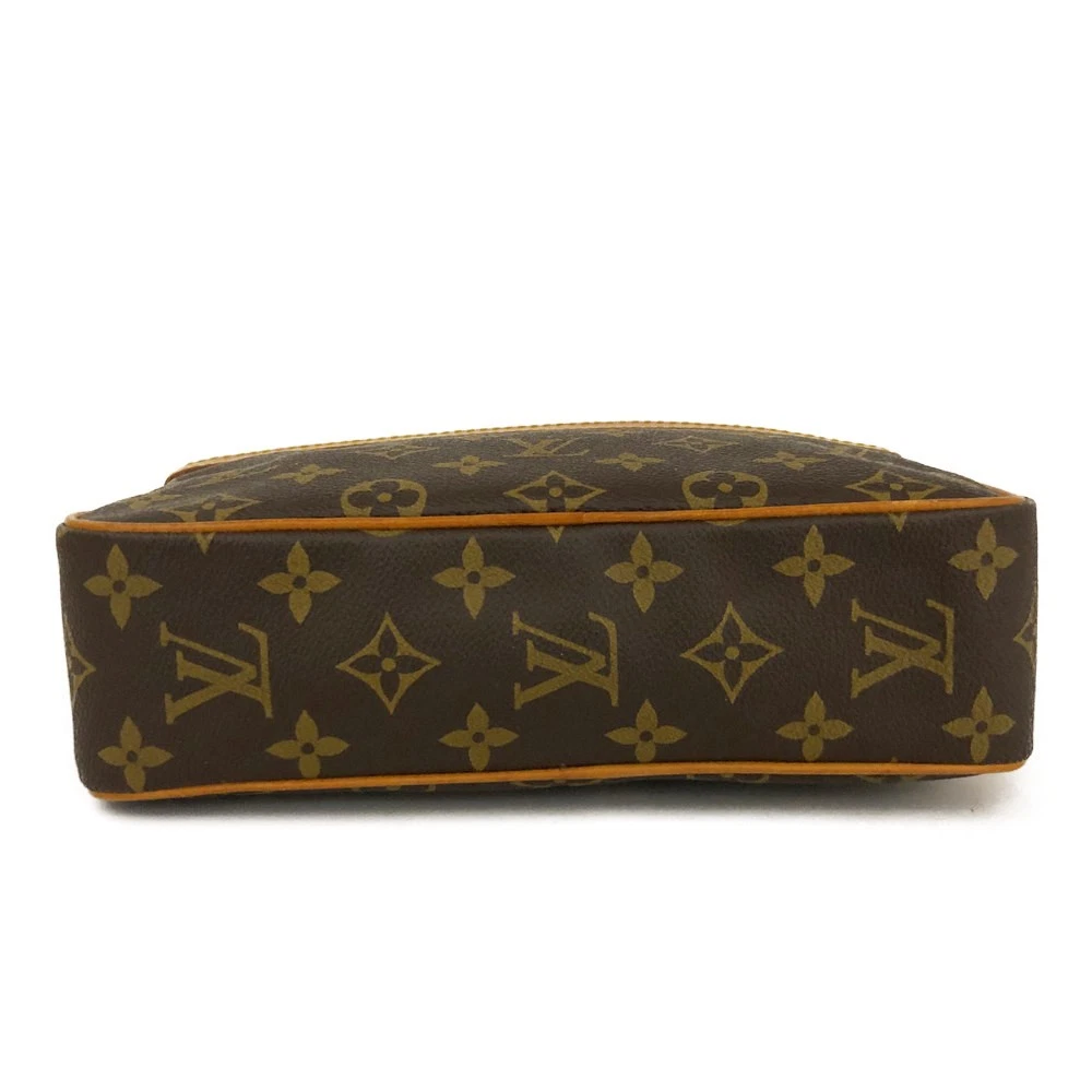 EGA Louis Vuitton Monogram Compiegne 23 Clutch Hand Bag Brown/8CG0548