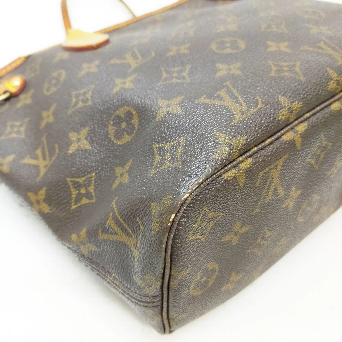 $2100 Louis Vuitton LV Tote Bag Neverfull PM Brown Monogram