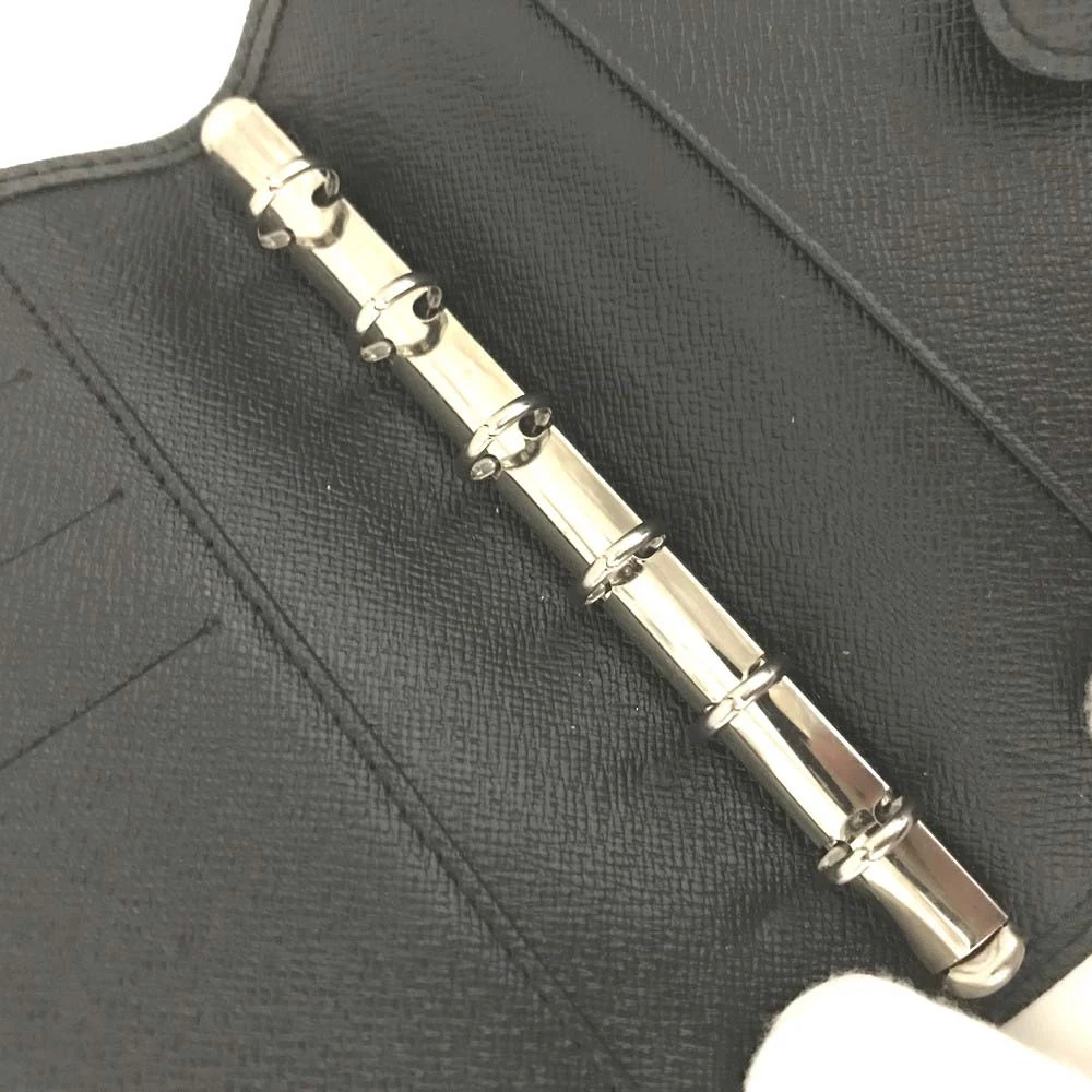 $505 2008 Louis Vuitton Taiga Agenda PM Leather Notebook Cover Ardoise CA0028