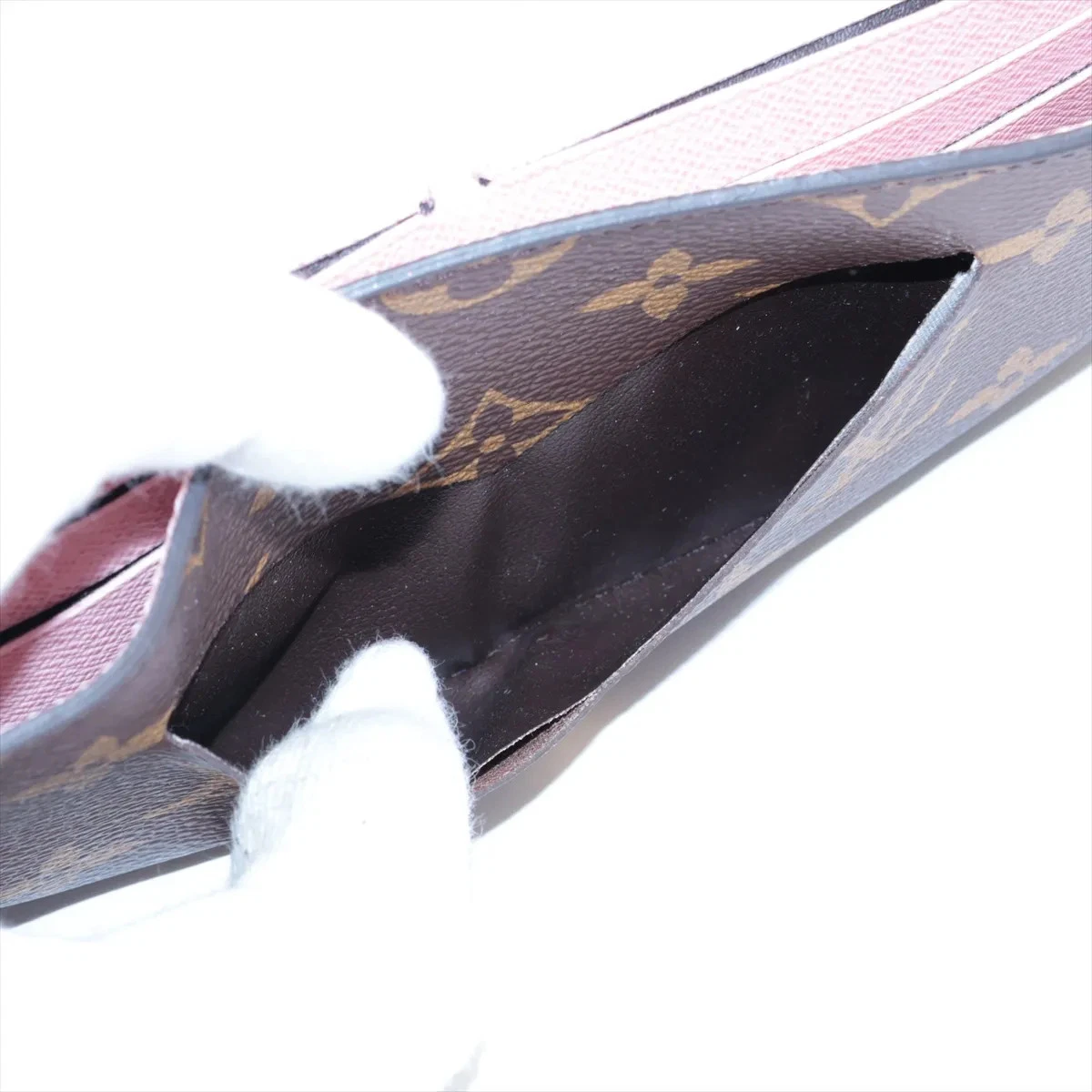 Louis Vuitton Monogram Portofeuil Jeanne M62203 Rose Ballerine Long Wallet