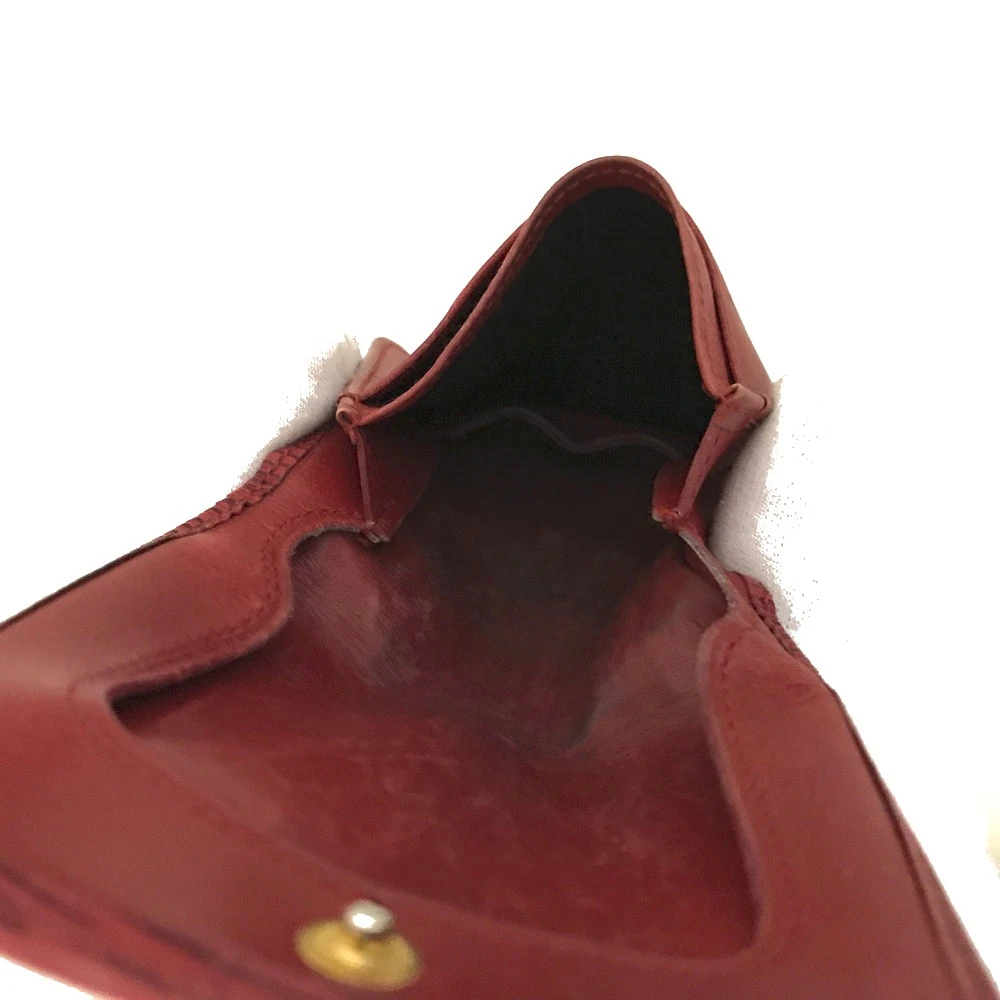$480 1980s LOUIS VUITTON Epi Porte Monnaie Simple Red