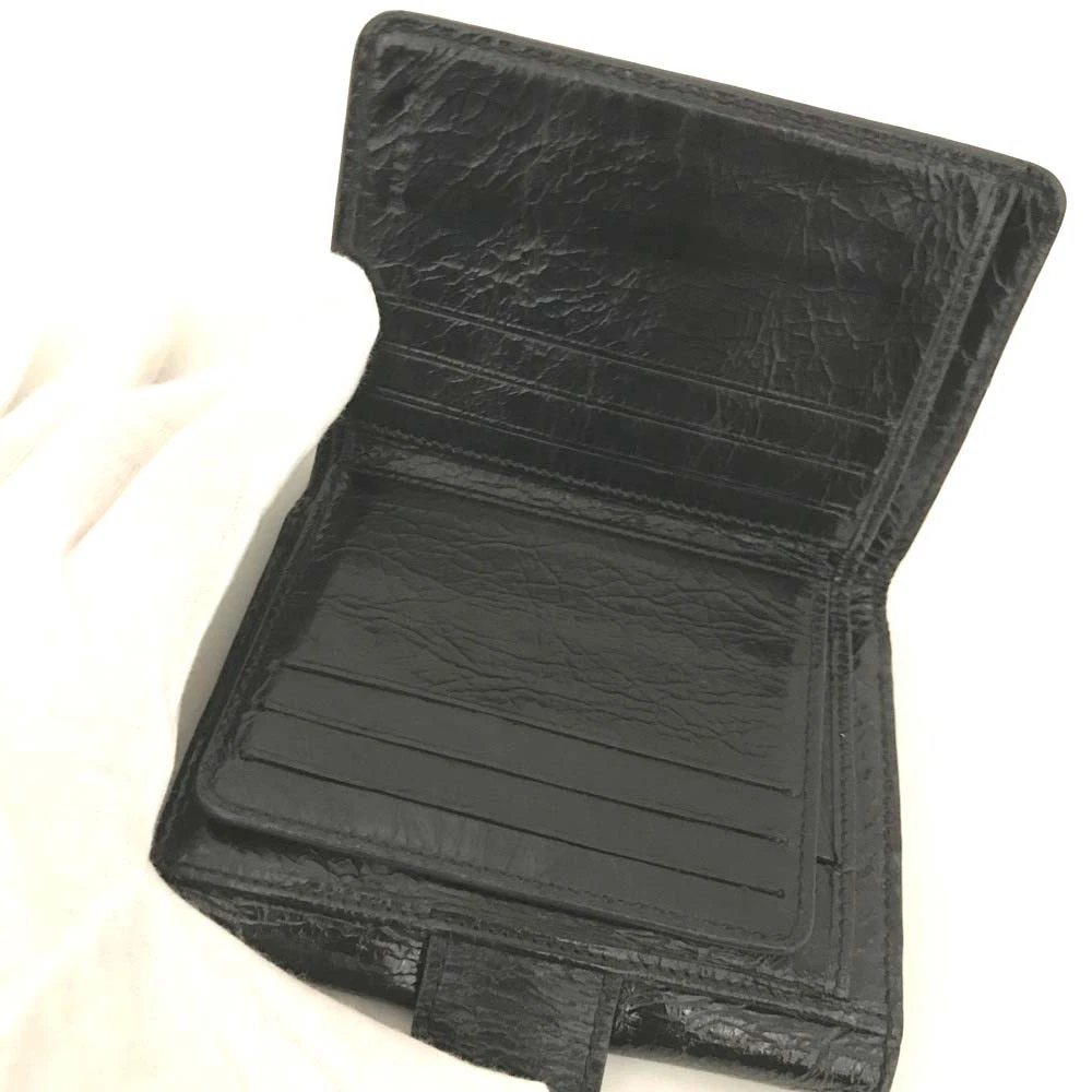 CELINE Macadam Patent Leather Bifold Wallet Black