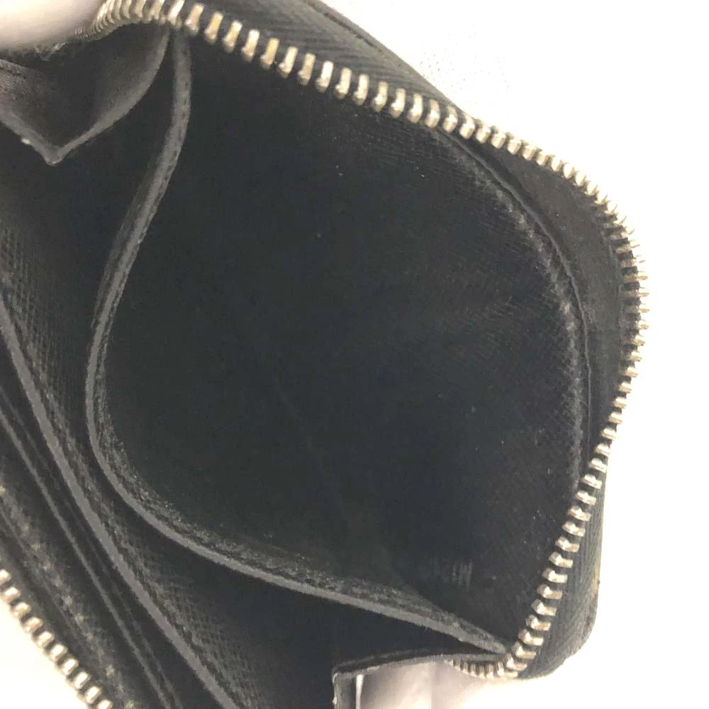 EGA Louis Vuitton Damier Graphite Zippy Zip Coin Purse Wallet Black/3CH0364