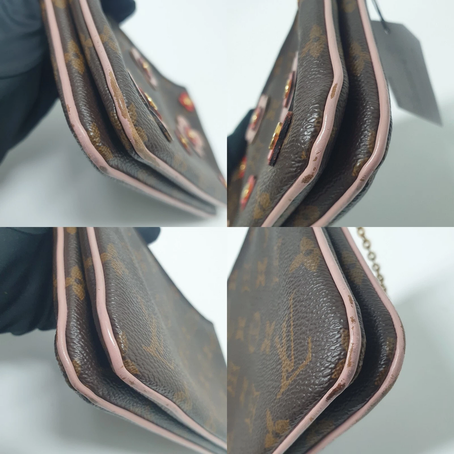 Louis Vuitton Pochette Double Zipper Flower Monogram GI0169