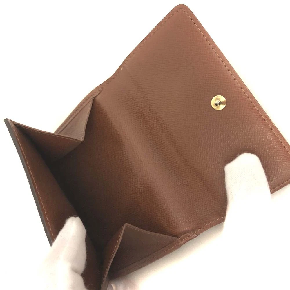 Louis Vuitton Monogram Portefeiulle Elise Trifold Wallet Brown SD0031