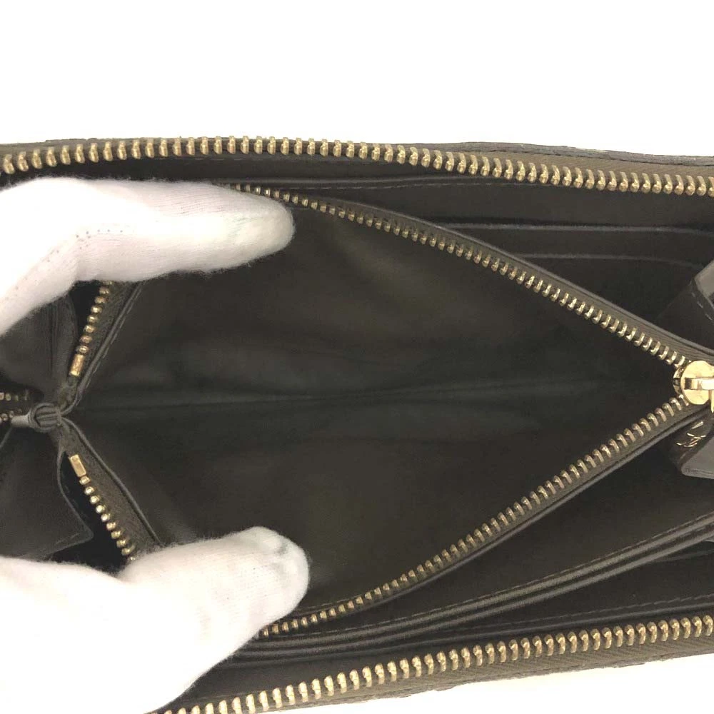 $1050 2009 Louis Vuitton Monogram Vernis Zippy Zip Around Long Wallet CA2059