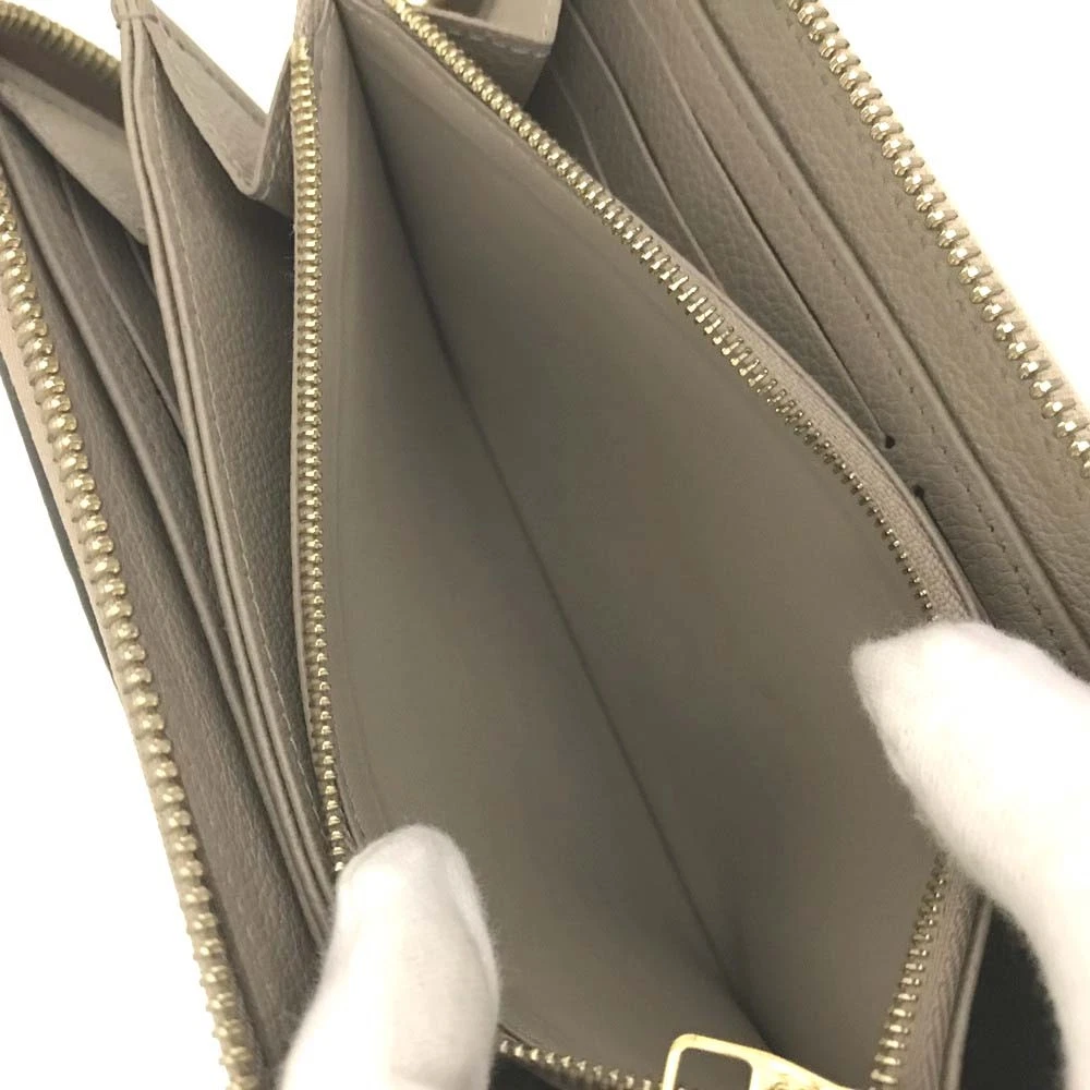 $1140 2020 Louis Vuitton Empreinte Zippy Wallet Tourterelle  SP1210