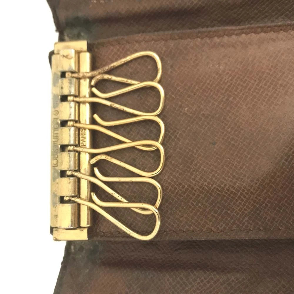 Louis Vuitton Monogram Multicles 6 Ring Key Case Brown