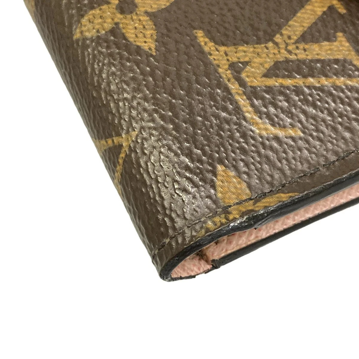 LOUIS VUITTON Portefeuille Victorine M62360 Rose Ballerine Monogram MI4118