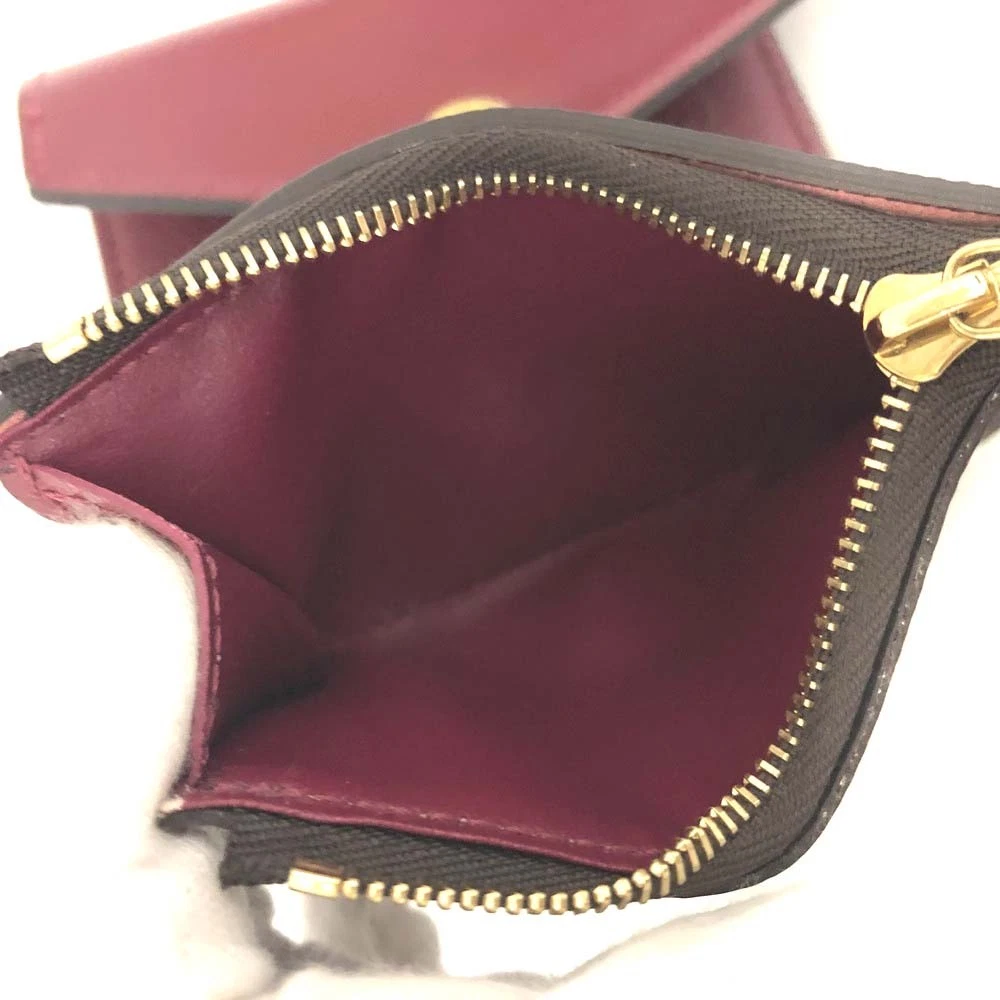 Louis Vuitton Monogram Portefeuille Zoe Mini Trifold Wallet Brown/6CF1214