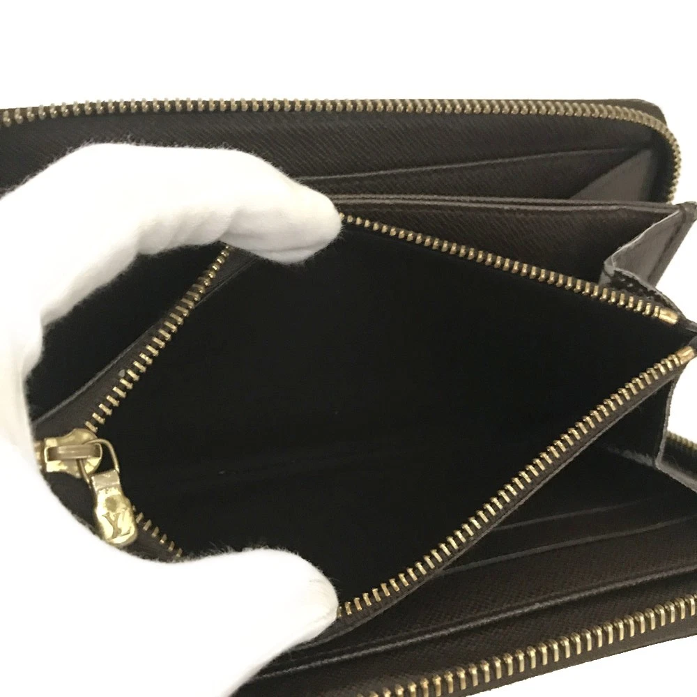 $965 2015 Louis Vuitton Damier Ebene Zippy Wallet CA2185