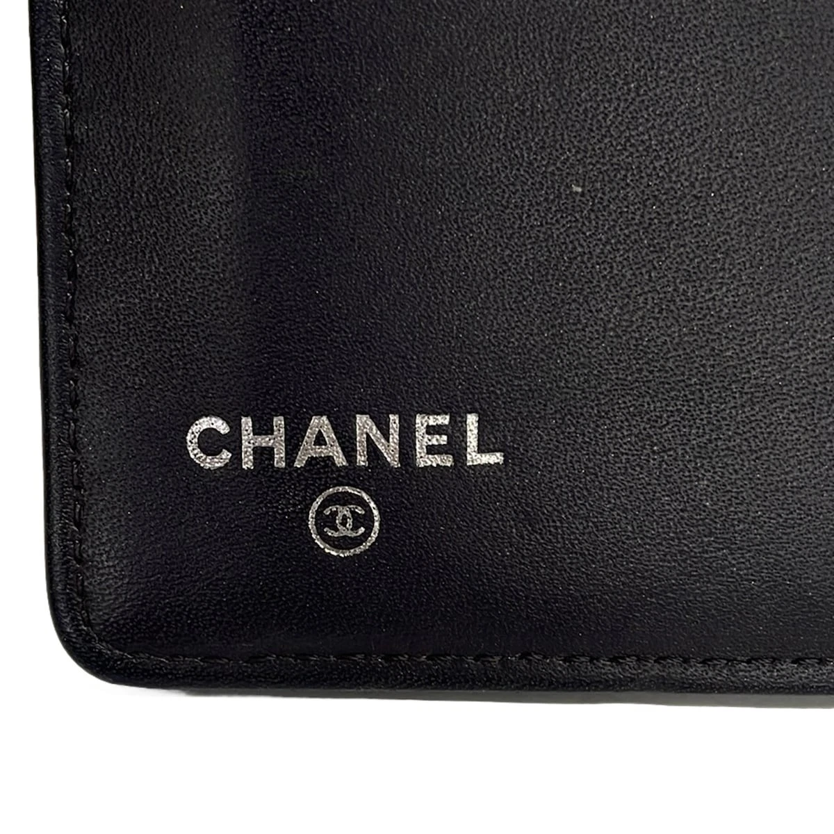 CHANEL A48641 Purple Leather Long Wallet