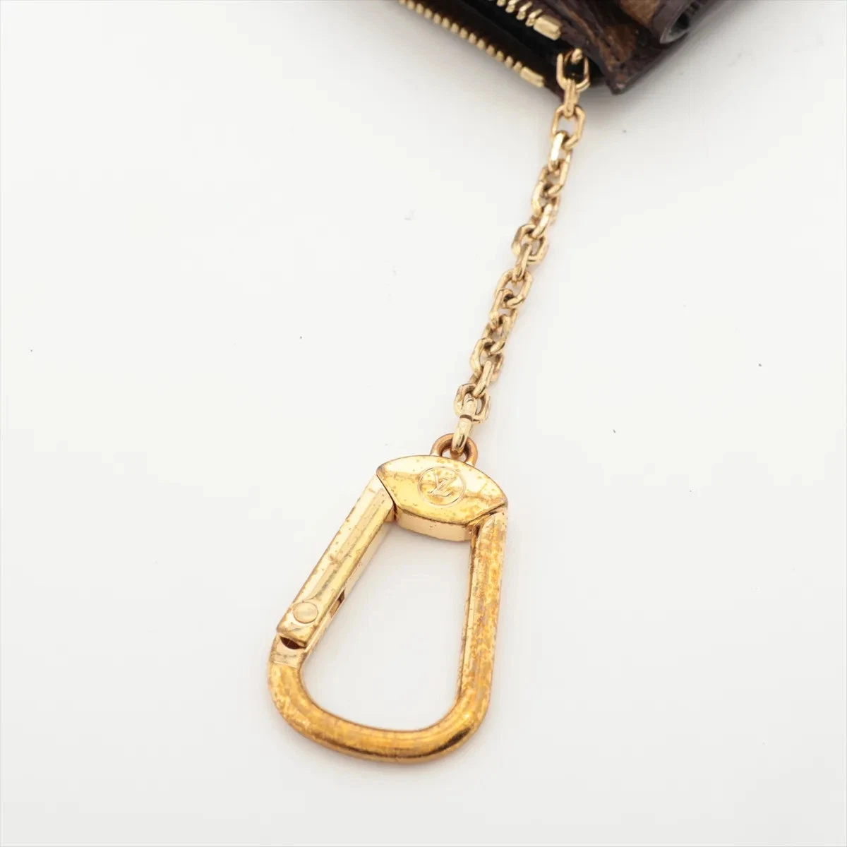 Louis Vuitton Monogram Porto Cartolecto Verso M69431 Black × Brown Coin Purse Th
