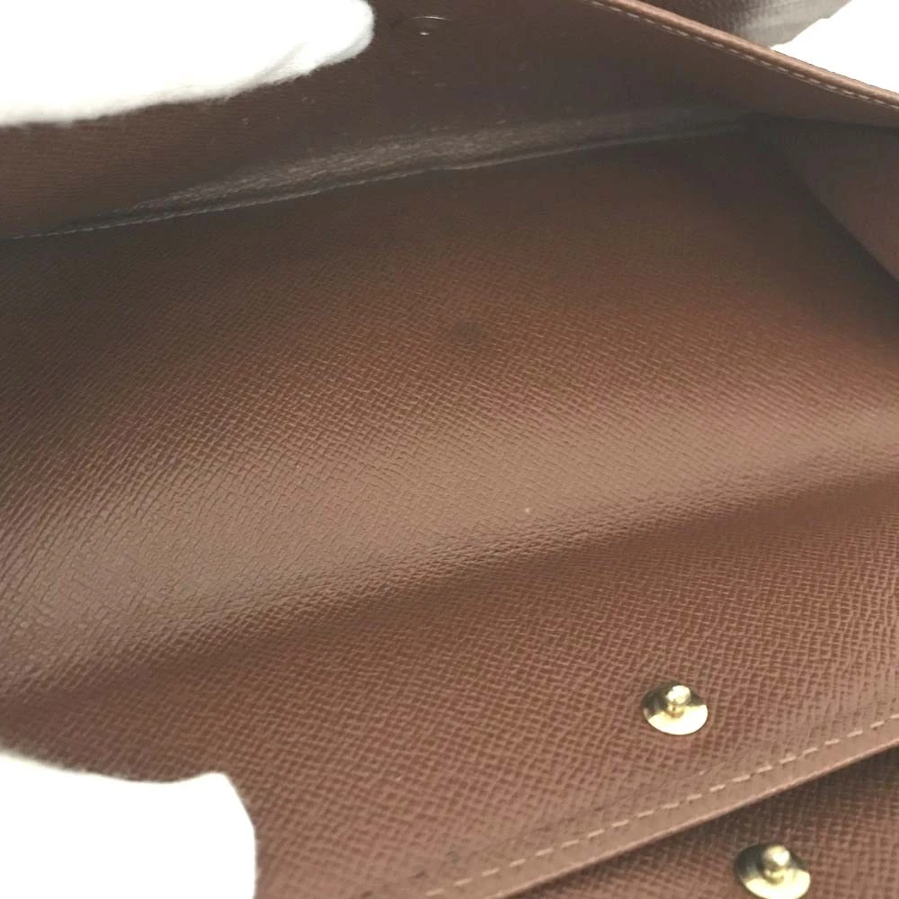 Louis Vuitton Monogram Porte Tresor International Long Wallet Brown TH1909
