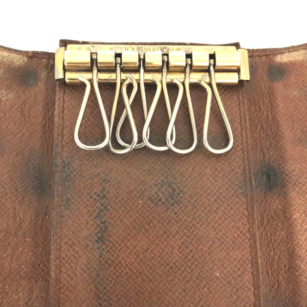 Louis Vuitton Monogram Multicles 6 Ring Key Case Brown