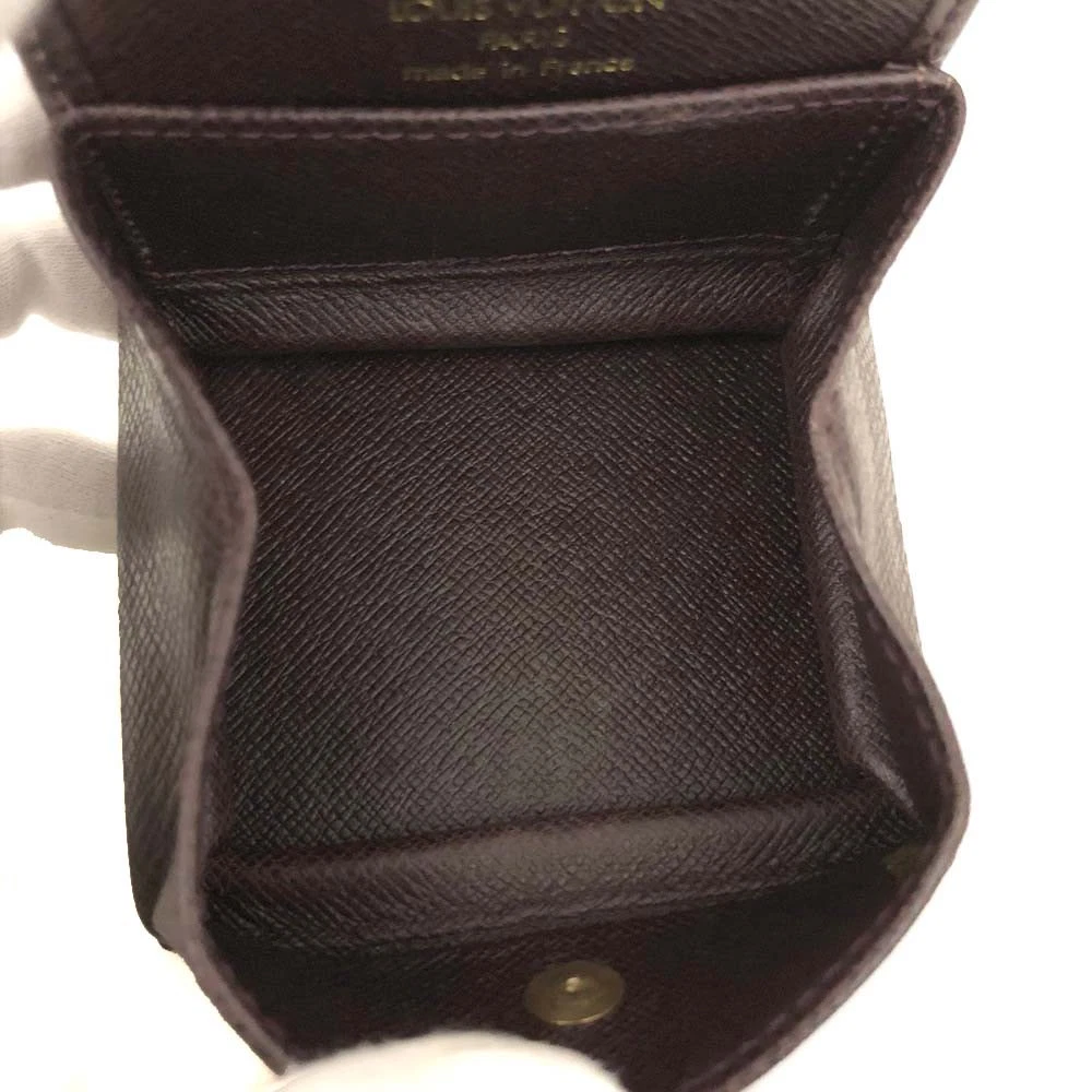 Louis Vuitton Taiga Porte Mannaie Boite Leather Coin Purse Wallet