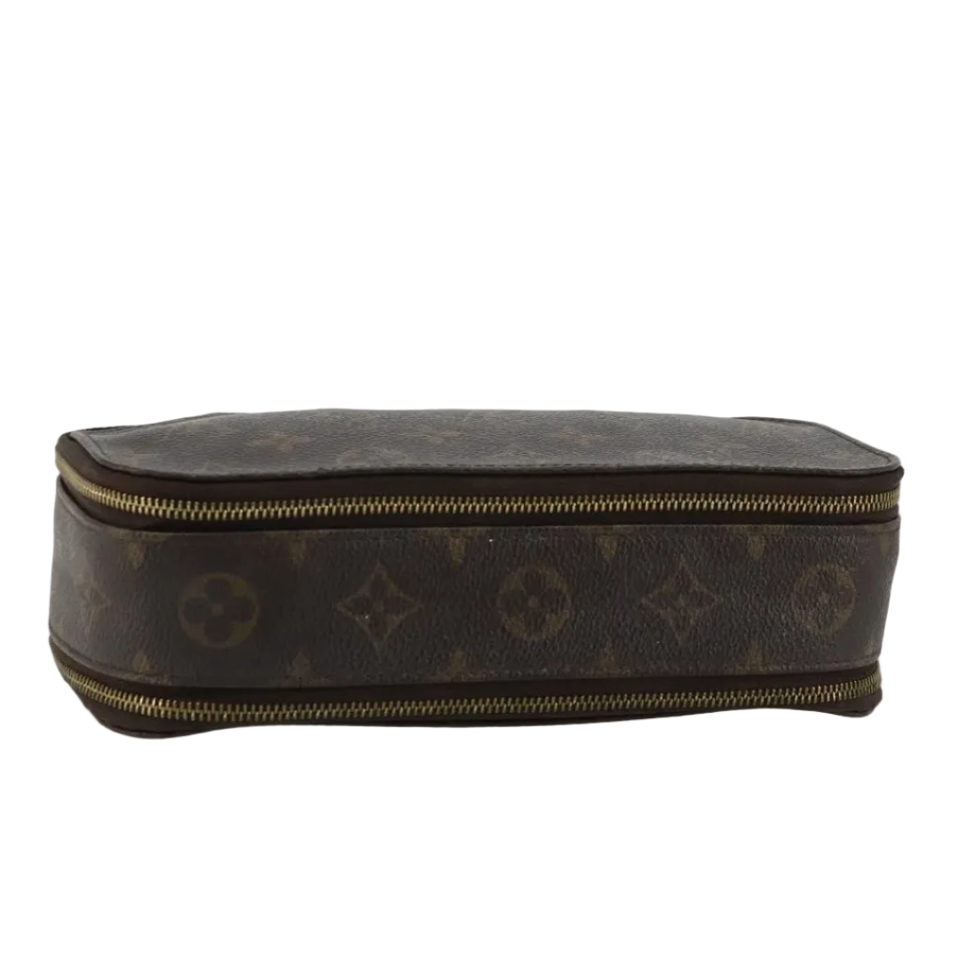 $750 LOUIS VUITTON Monogram Trousse Blush PM VI0052