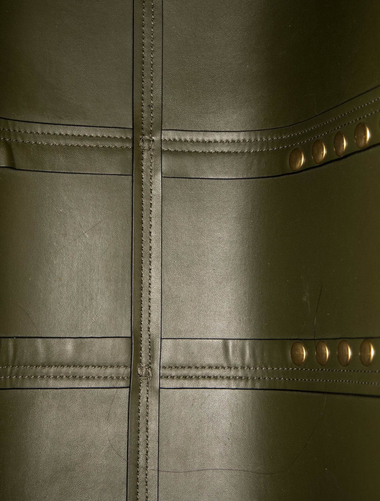 $448 Tory Burch T Studded Tote Olive Green