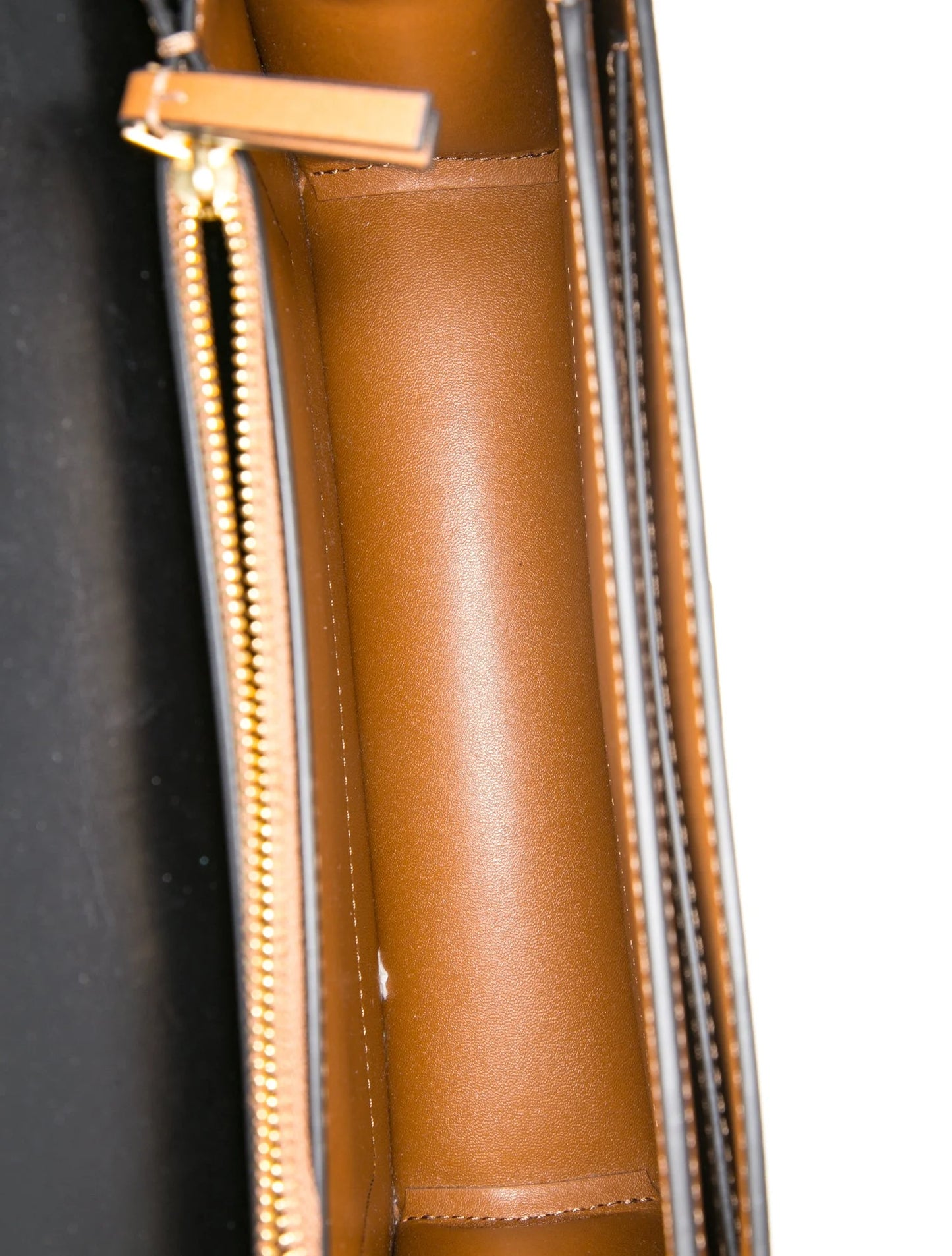 $800 Tory Burch Eleanor Convertible Shoulder Bag Black Gold