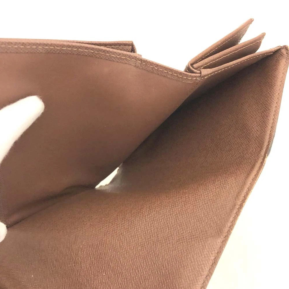 Louis Vuitton Monogram Portefeiulle Alexandra Trifold Wallet Brown CA1100