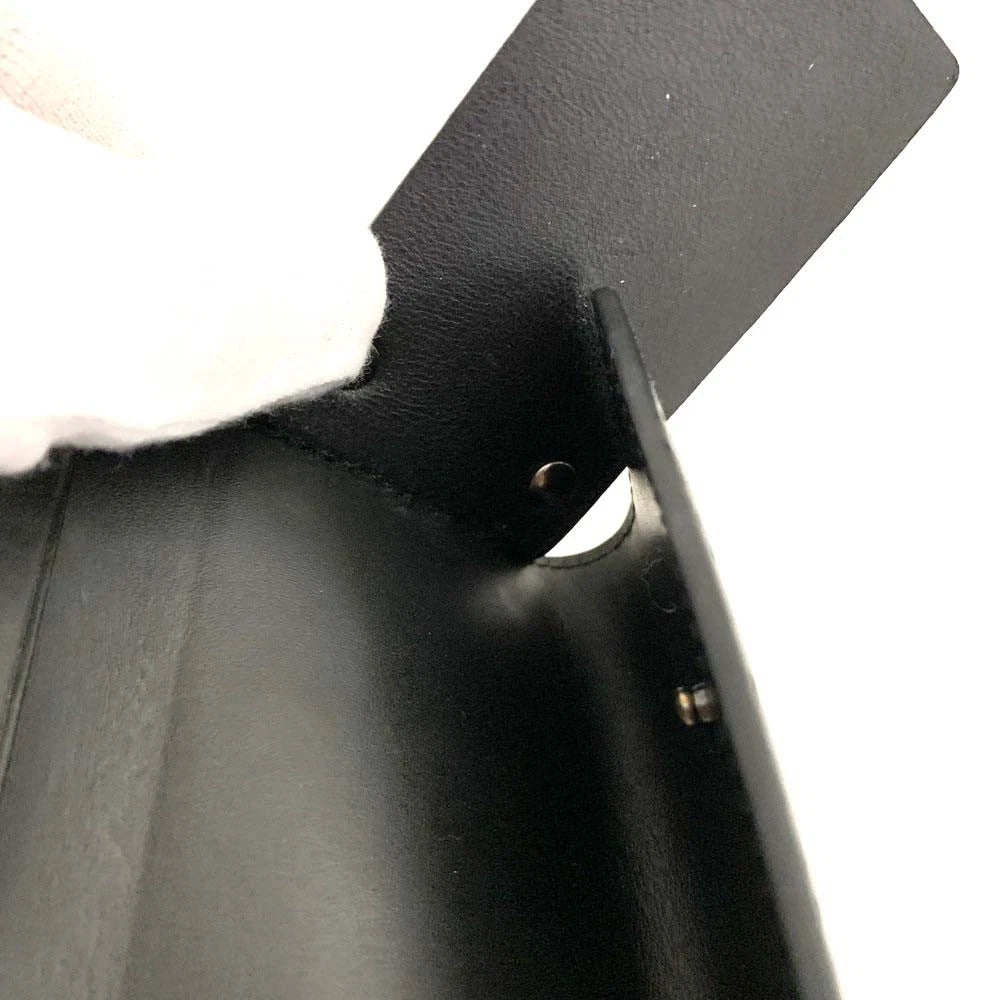 GUCCI Ssima GG Logo Leather 6 Rings Key Case Black