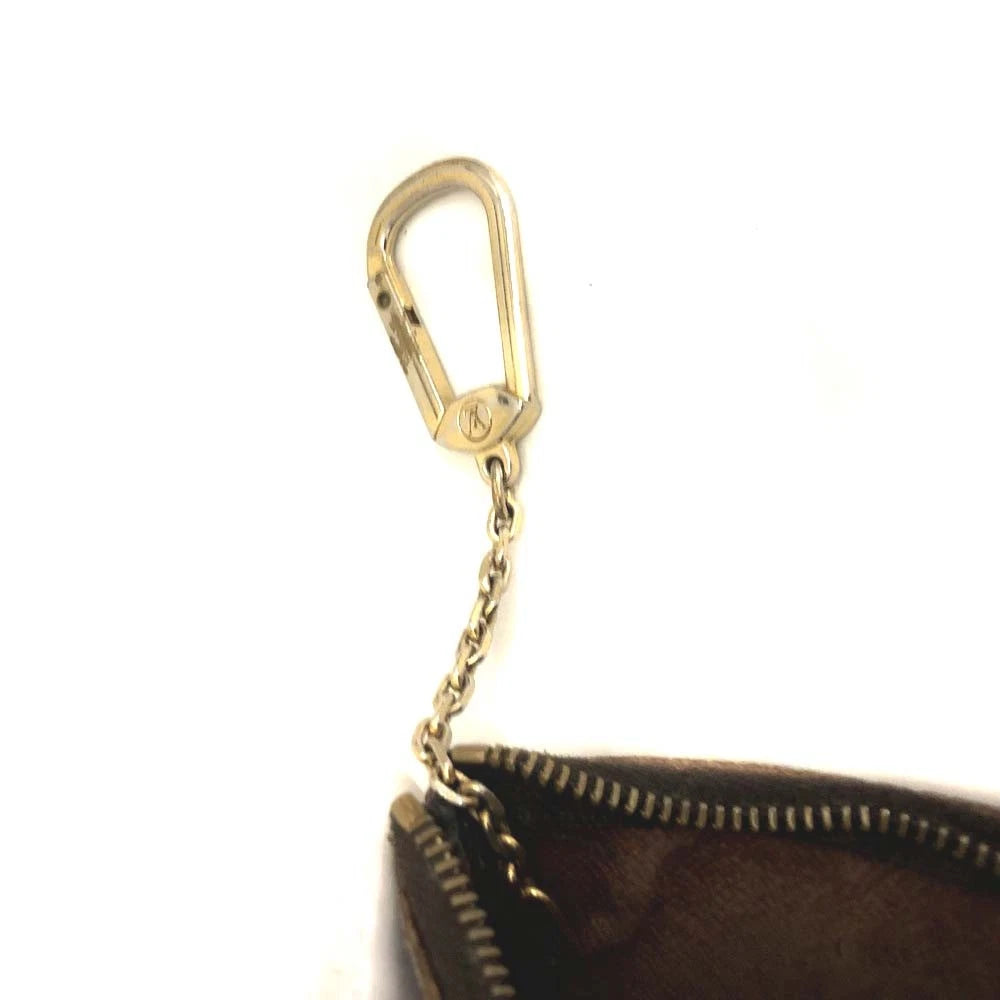 Louis Vuitton Monogram Pochette Cles Wallet Coin Purse Brown CA1020