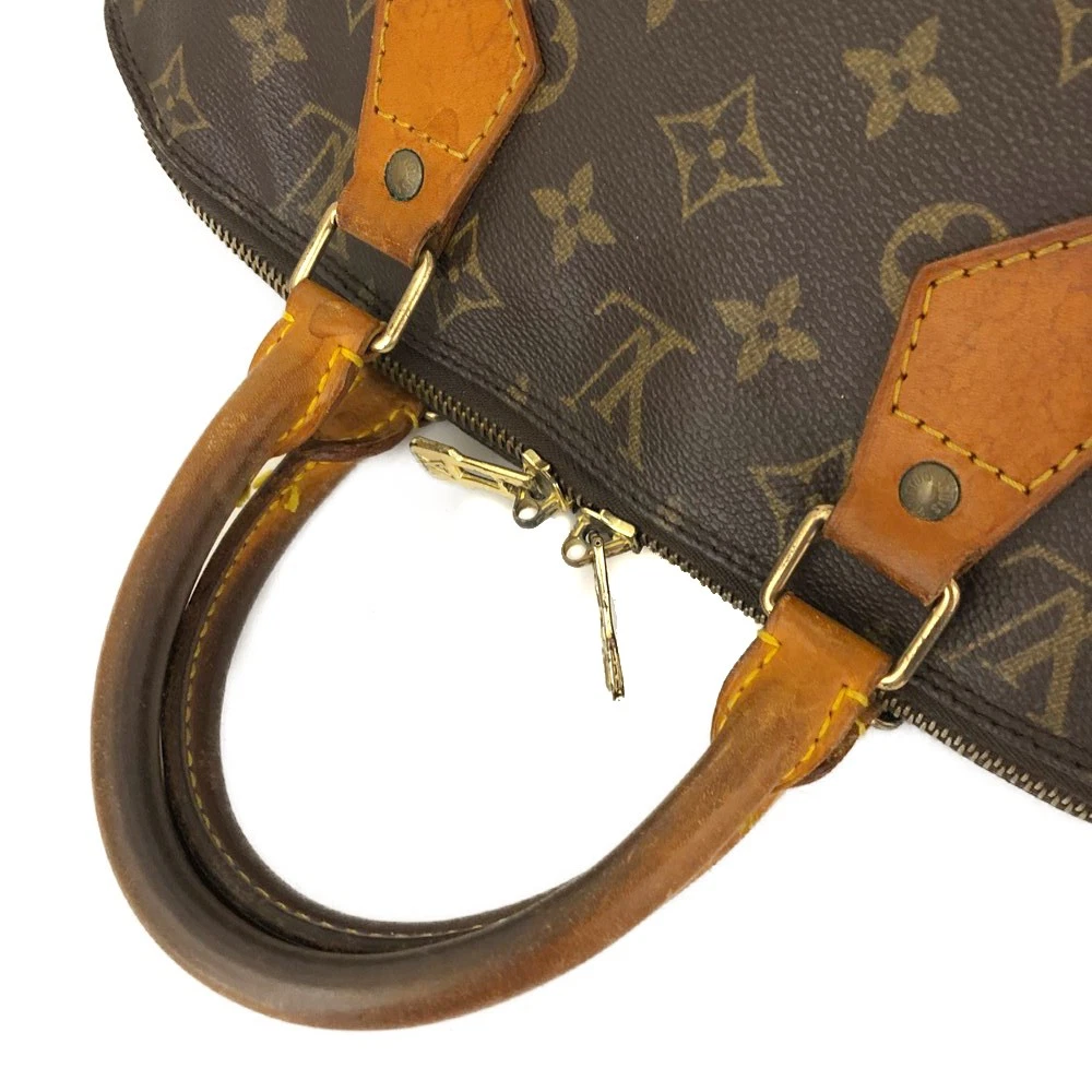 Louis Vuitton Monogram Alma Tote Hand Bag Purse Brown/6CH0850