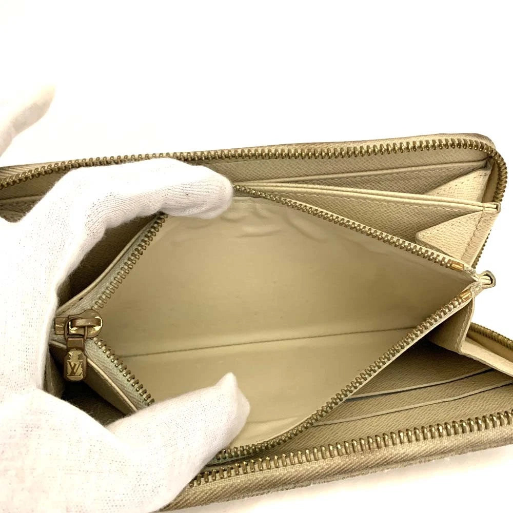 $915 2008 Louis Vuitton Damier Azur Zippy Wallet VI0088