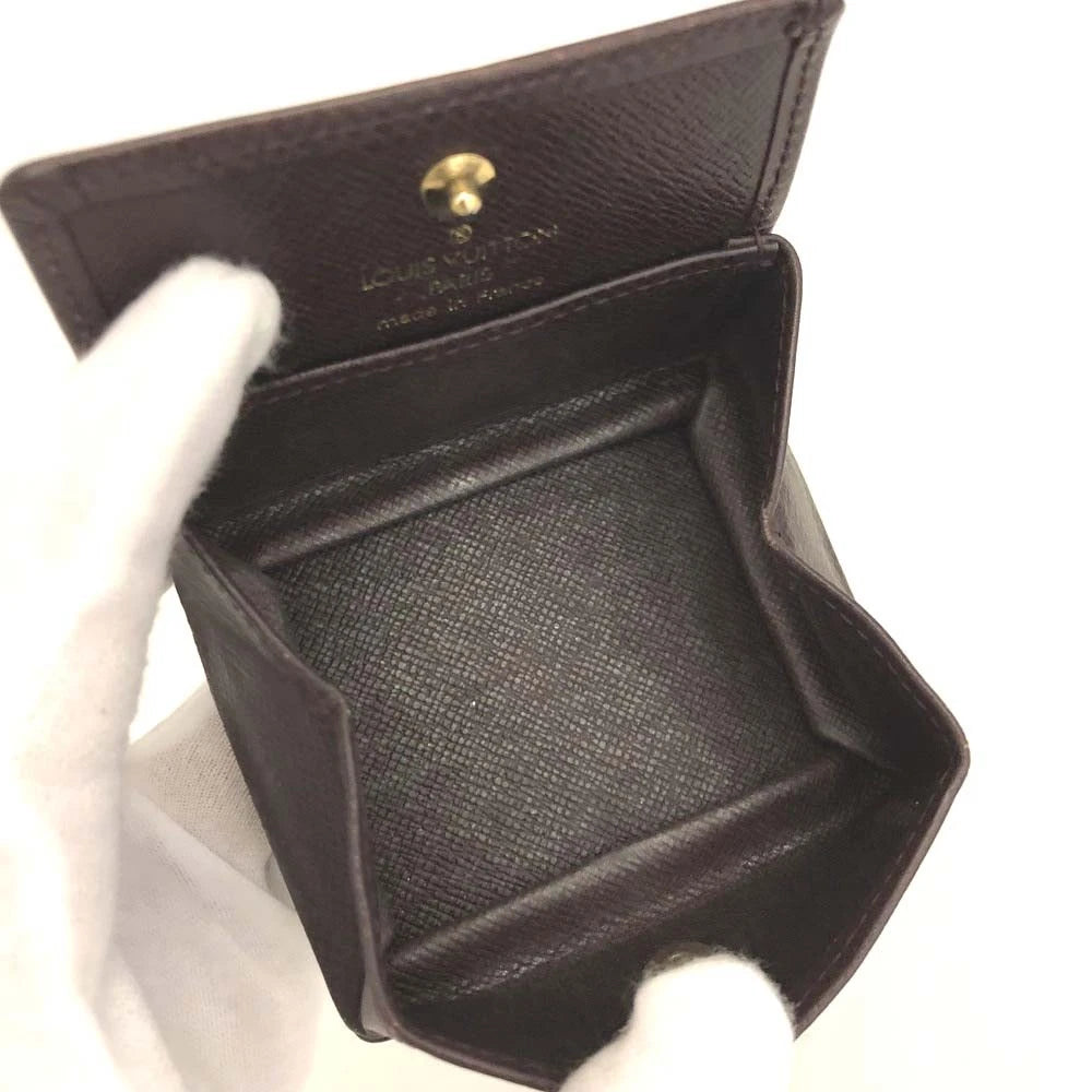 Louis Vuitton Taiga Porte Mannaie Boite Leather Coin Purse Wallet MI0968