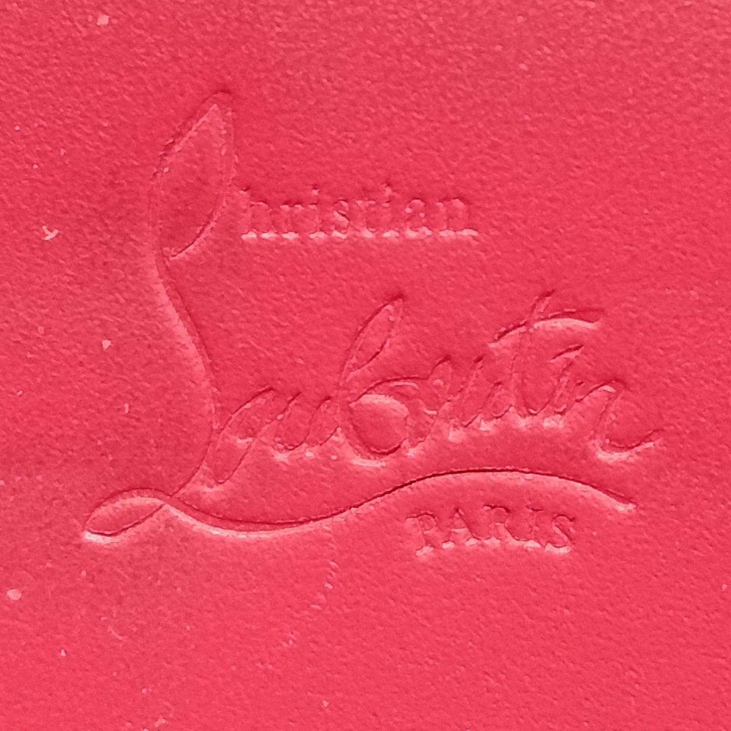 Christian Louboutin Long Wallet Black Leather