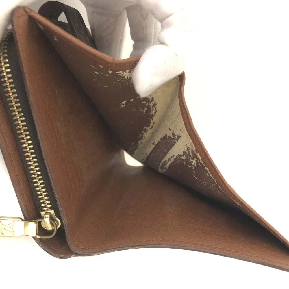 EGA Louis Vuitton Monogram Compact Zip Bifold Wallet Brown/3CH0350
