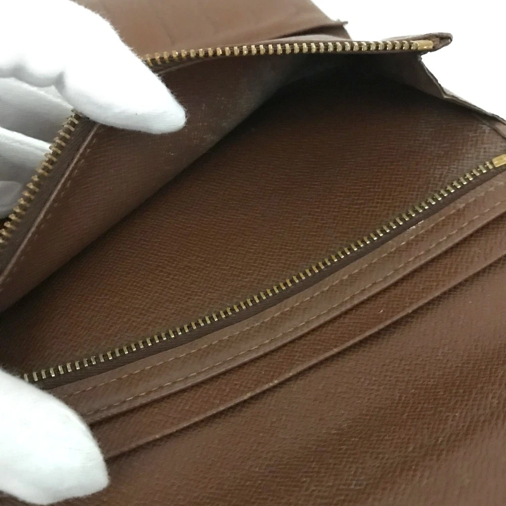 EGA Louis Vuitton Monogram Pochette Passeport Trifold Wallet Brown/9CG0901
