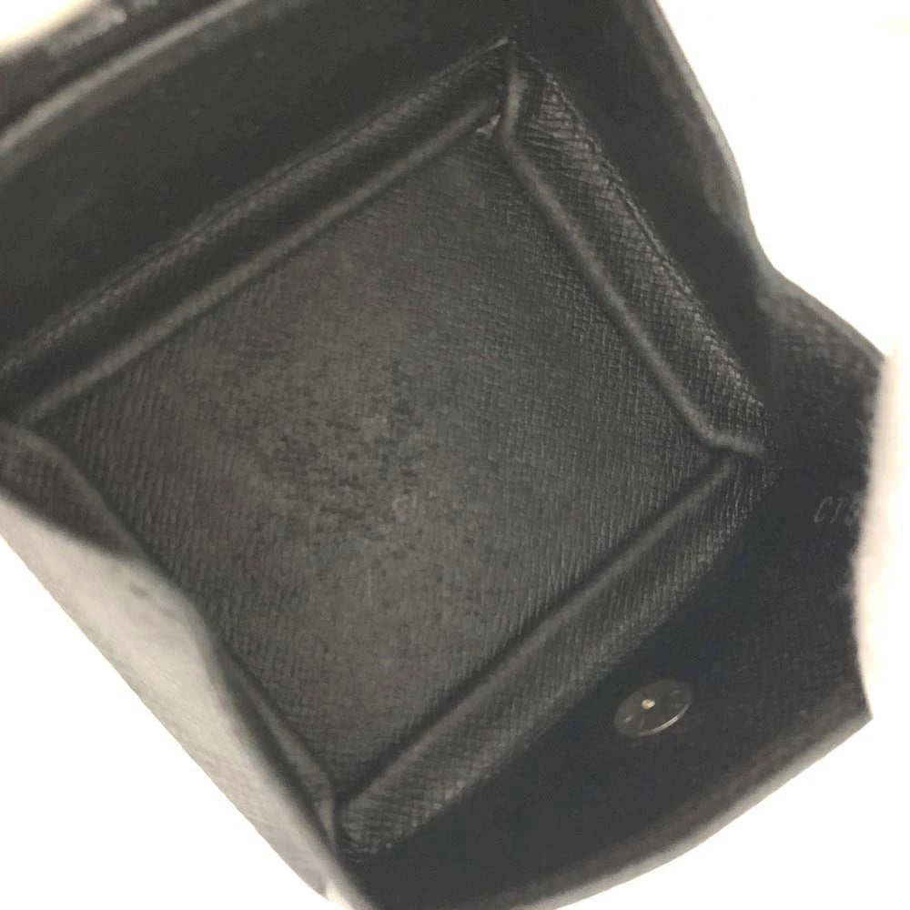 Louis Vuitton Taiga Porte Mannaie Boite Leather Coin Purse Wallet CT0036