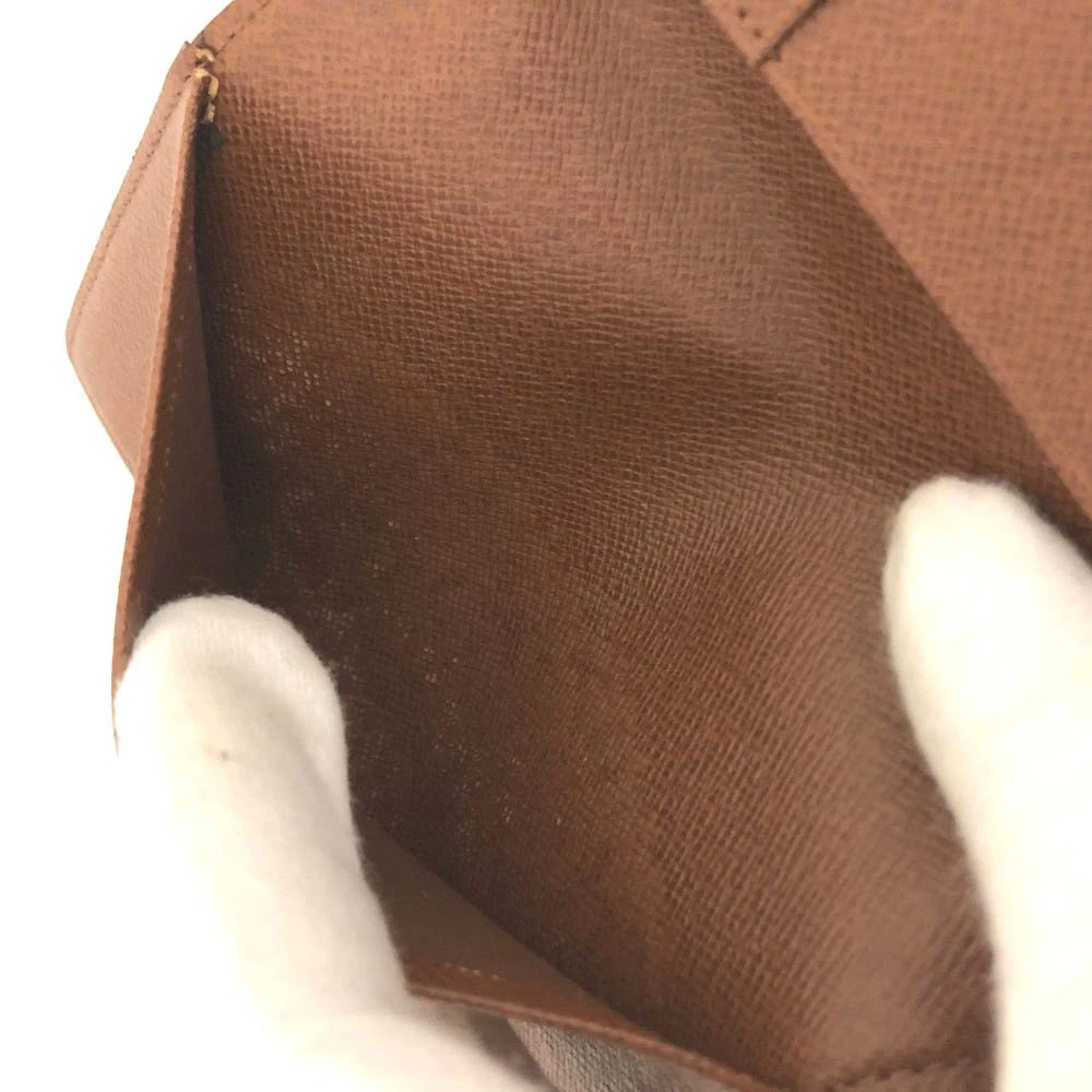 $400 Louis Vuitton Monogram Couverture Passeport Case Brown MI1918