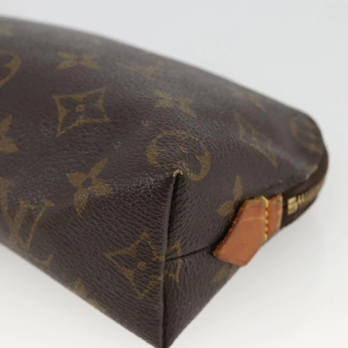 LOUIS VUITTON Monogram Pochette Cosmetic PM Pouch M43998 LV Auth BAZ755