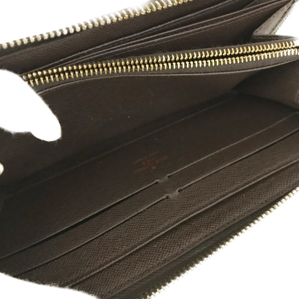 Louis Vuitton Damier Zippy Zip Around Long Wallet Purse Brown/3CH1202