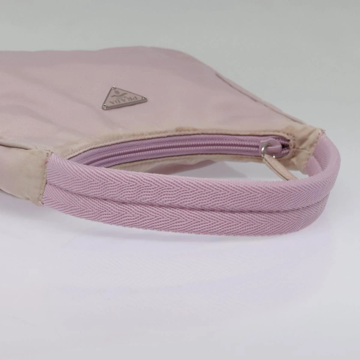 $1320 PRADA Tessuto Nylon Hobo Mini Pink Lilac
