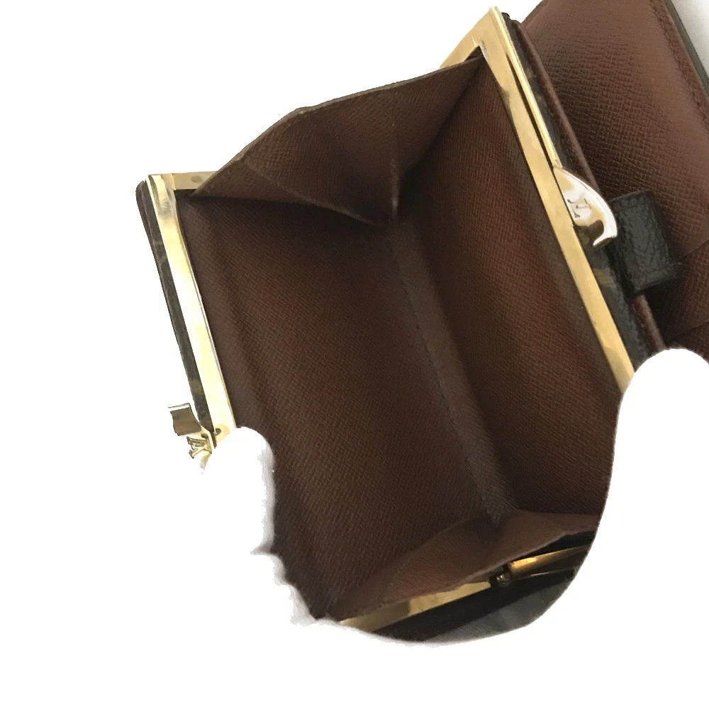 $560 Louis Vuitton Monogram Porte Monnaie Billets Viennois Bifold Wallet MI0012